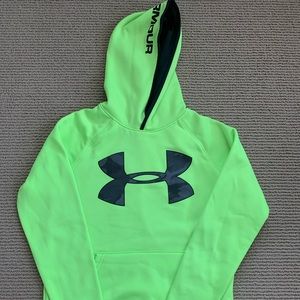 Neon Yellow Under Armour Hoodie